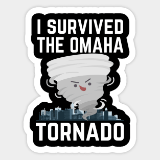 I Survived the Omaha Tornado, Nebraska Tornado April 28 2024 Sticker